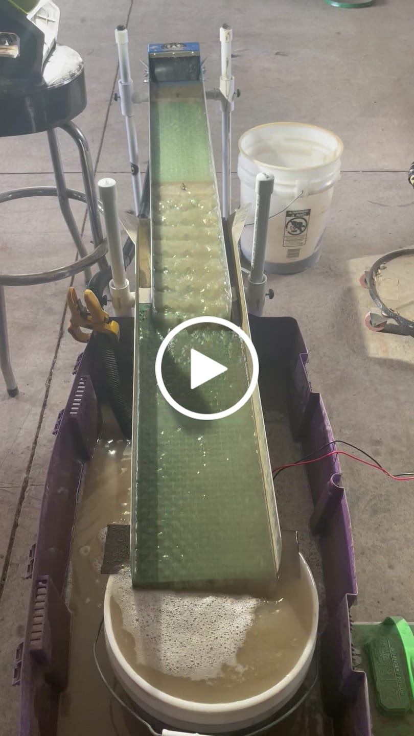 Customer video review of 6X42 Double Mat Sluice Box with Dream Mat | Gold Prospecting Equipment