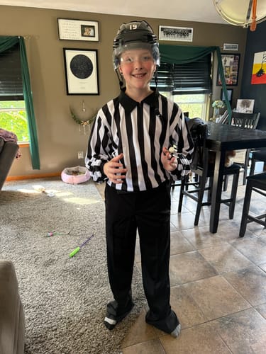 Customer photo review of ZL1 HOCKEY REFEREE JERSEY WITH SNAPS - LINESMAN