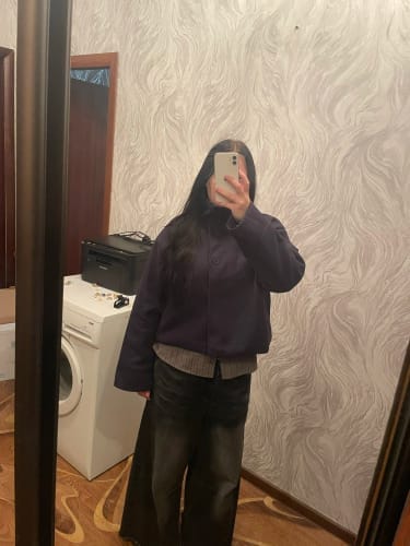 Customer photo review of Clarissa Jacket with Stand Collar