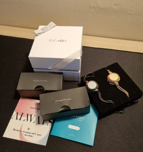 Customer photo review of Long-distance bracelets Light + Vibration