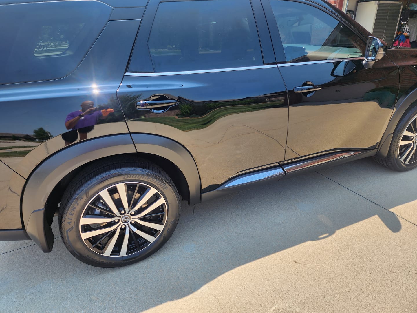 Customer photo review of BLACKLINE® BLACKOUT TRIM & TIRE DRESSING