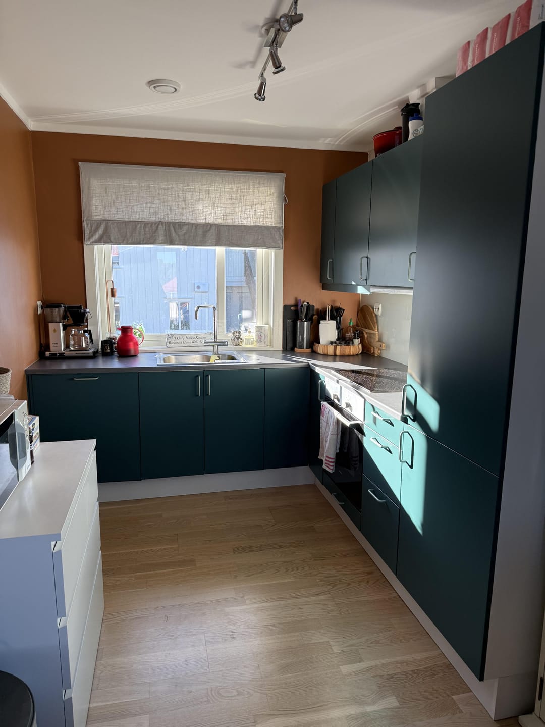 Customer photo review of Uni matt mørk grønn kontaktplast