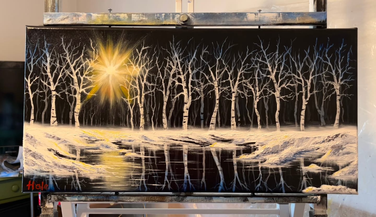 Customer photo review of Luminous Grove T-Shirt