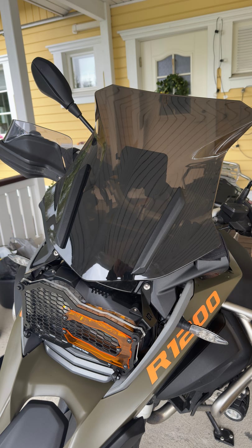 Customer photo review of Headlight Guard Kit BMW R1200/1250 GS / ADVENTURE LC (Liquid Cooled) - [Patent Pending]