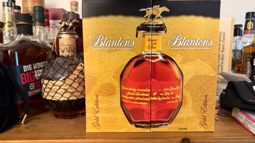Customer photo review of Blanton's Gold Edition Single Barrel Bourbon Barrel Select Barrel #245 K.W.S. Edition (750ml)