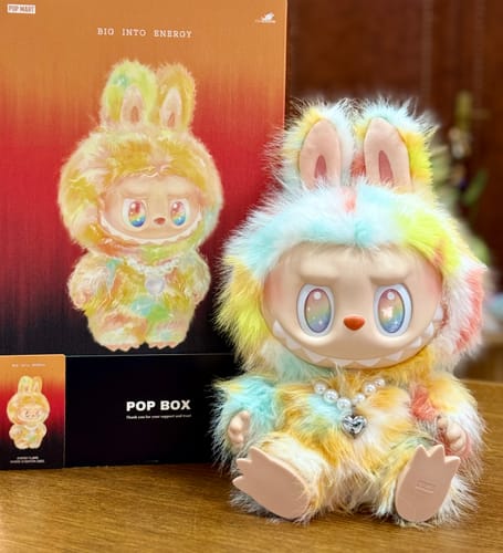 Customer photo review of THE MONSTERS LABUBU Big into Energy Series-ROCK THE UNIVERSE Vinyl Plush Doll