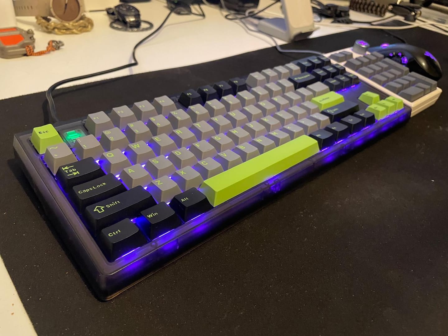 Customer photo review of Darmoshark Top87 Mekanik Klavye