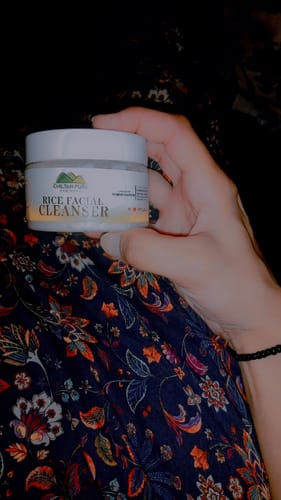 Customer photo review of Rice Facial Cleanser – Deep Cleansing , Soothing , Illuminates Skin & Allows Skin to Breathe