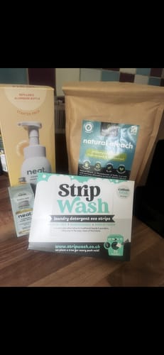 Customer photo review of Laundry Detergent - Cotton Fresh - 24 Strips