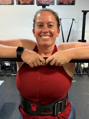Customer photo review of Arielle Loewen signature belt Black