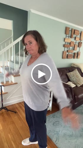 Customer video review of Francesca Sweater • Final Sale Deals! - Mist