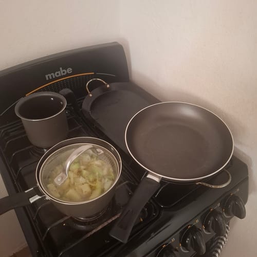 Customer photo review of Batería de Cocina Ekco, 5 piezas color Gris