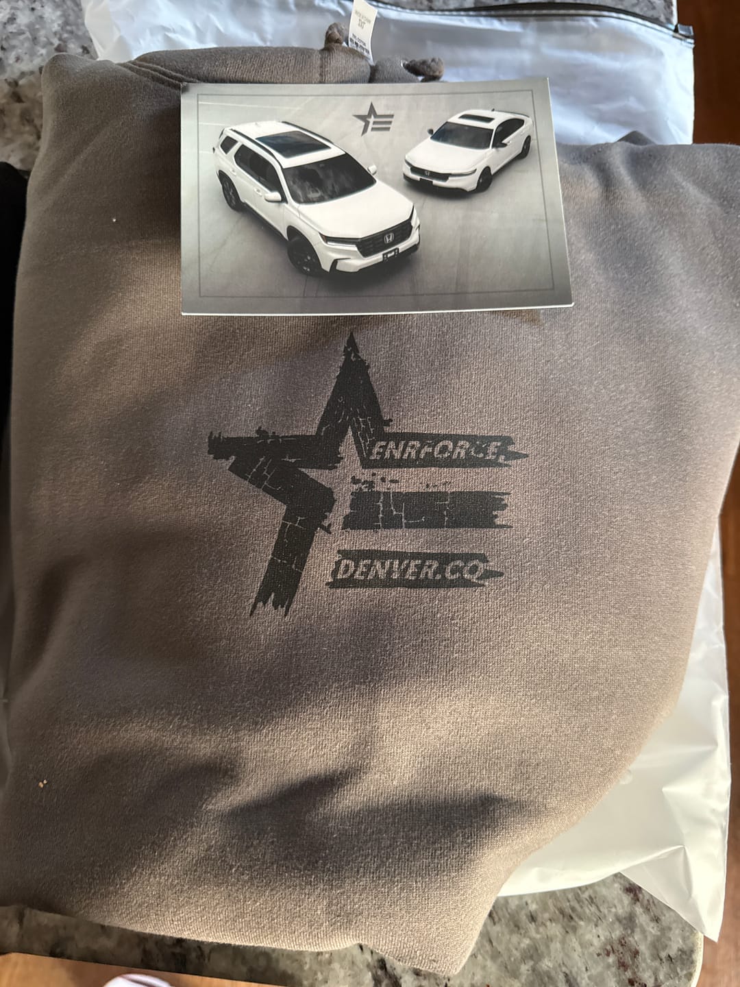 Customer photo review of Men's Hard days Hoodie