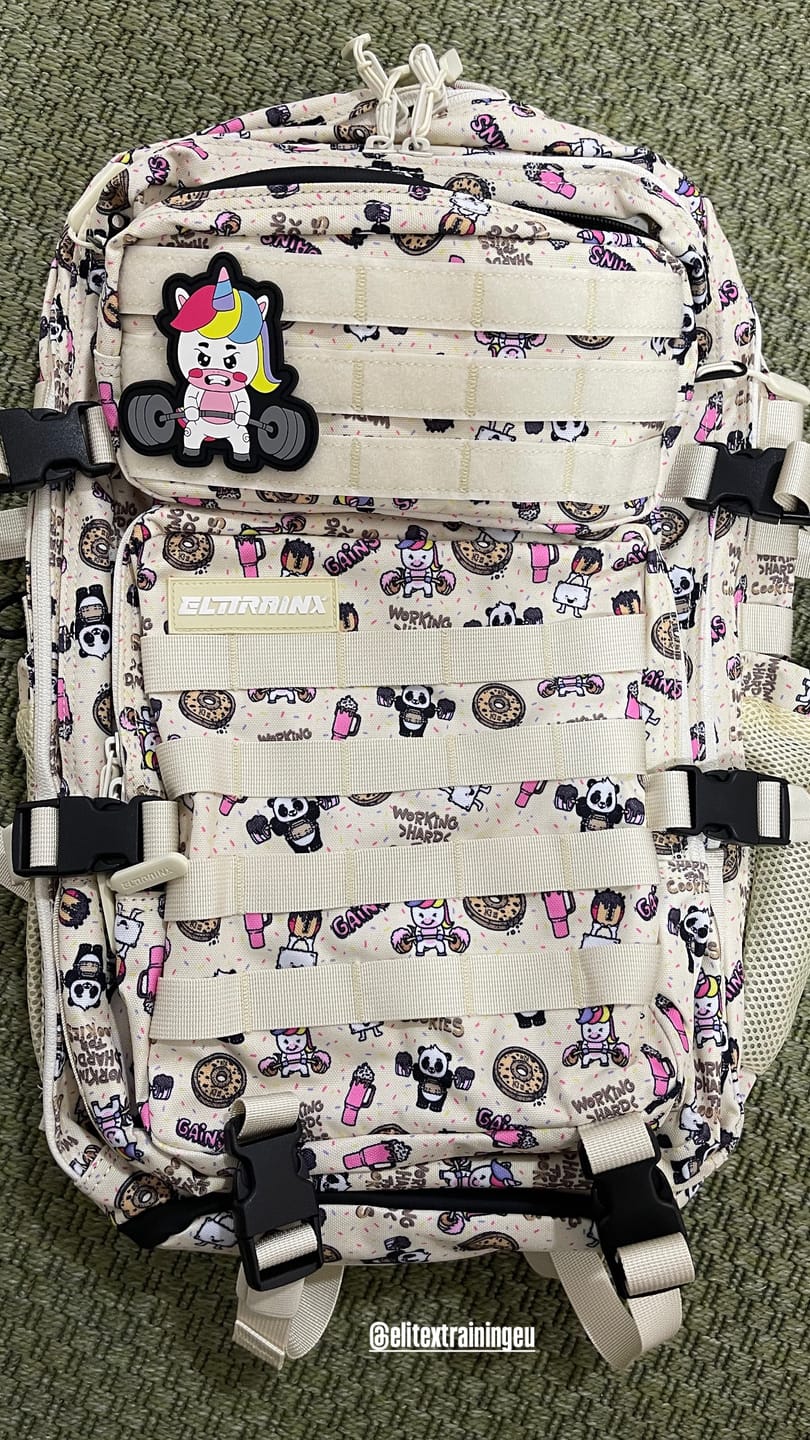 Customer photo review of Parche Unicornio Bodybuilder