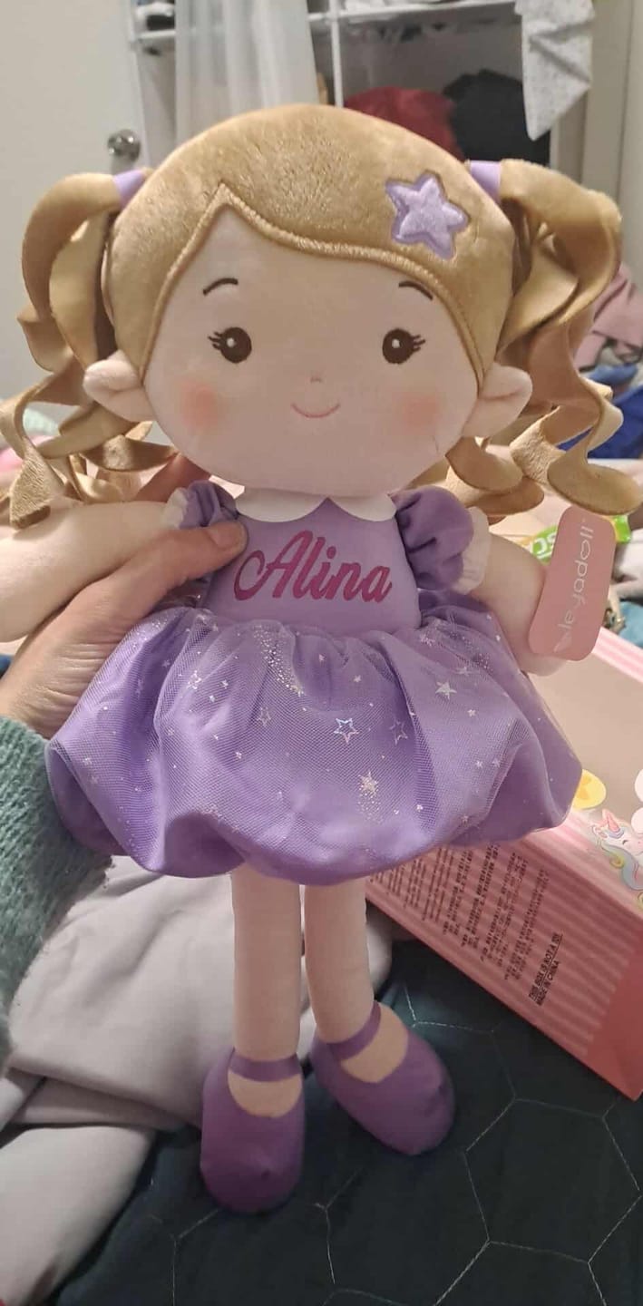 Customer photo review of Personalized Princess Starlet - Purple