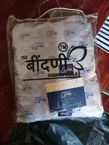 Customer photo review of Rajrani Gulabi Poshak 🌸 : Velvet Suit With Hamrahi Odhna