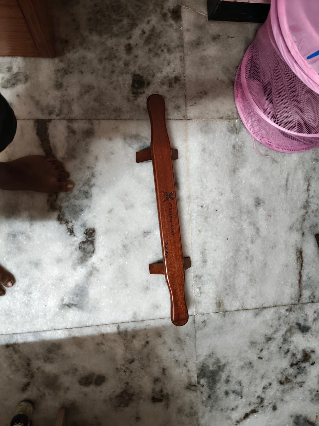 Customer photo review of Wooden Push-up Board (Shena/Hindu push-up boards)