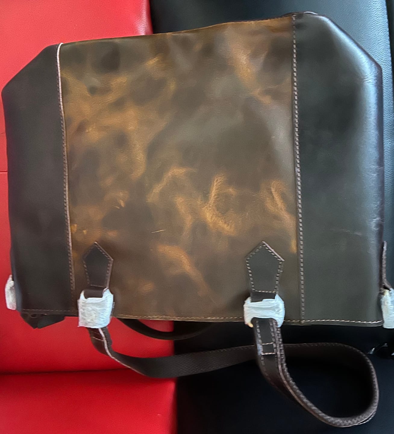 Customer photo review of Sundara Women Leather Tote Bag