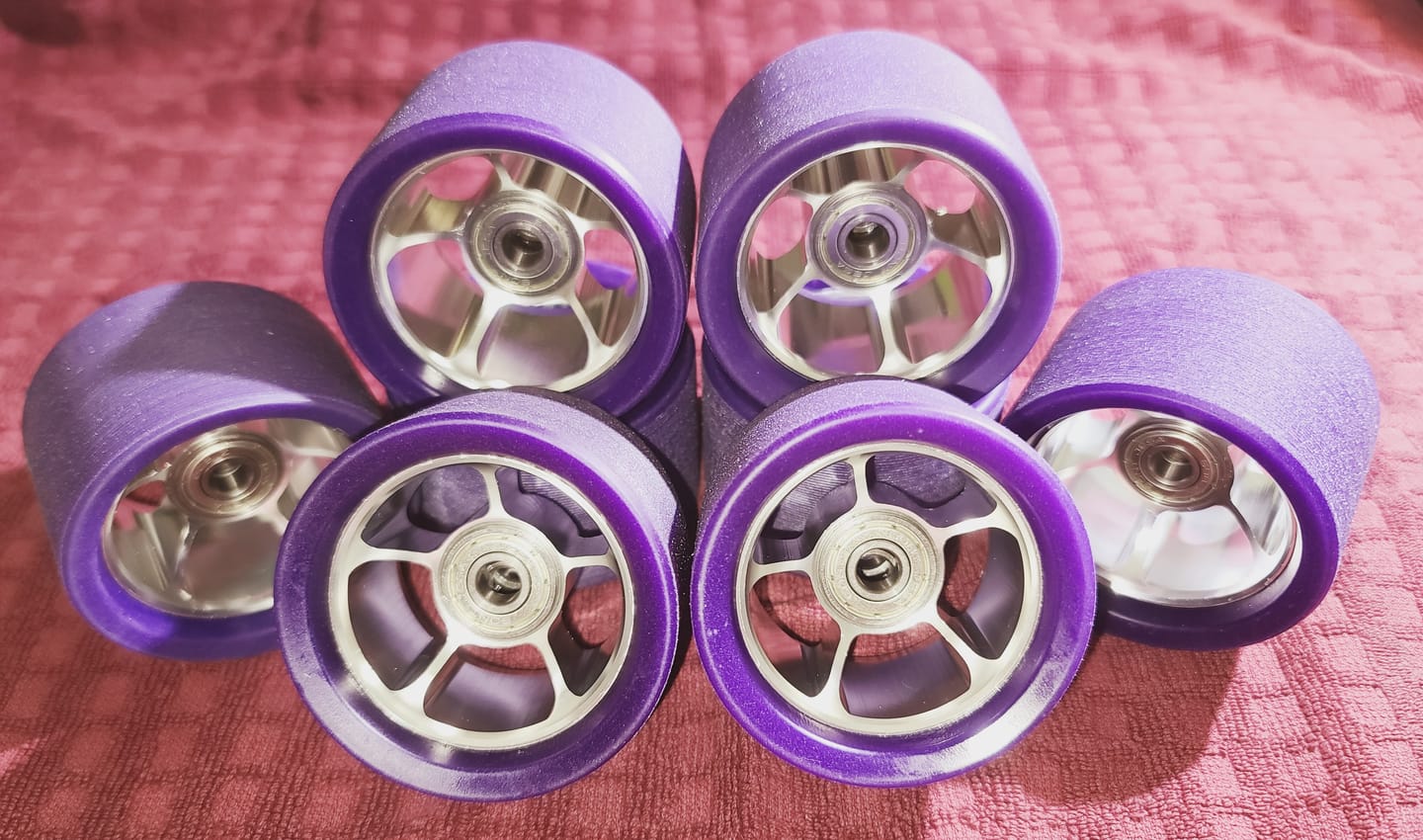 Customer photo review of Bont Royal Assassin Roller Skate Wheels