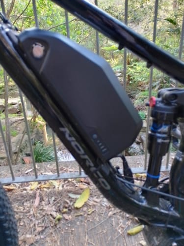 Customer photo review of 52V 10Ah / 520Wh Downtube Samsung eBike Battery CPWEDGE52-10