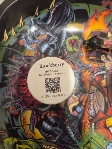Customer photo review of Blockberry | THCA Sugar