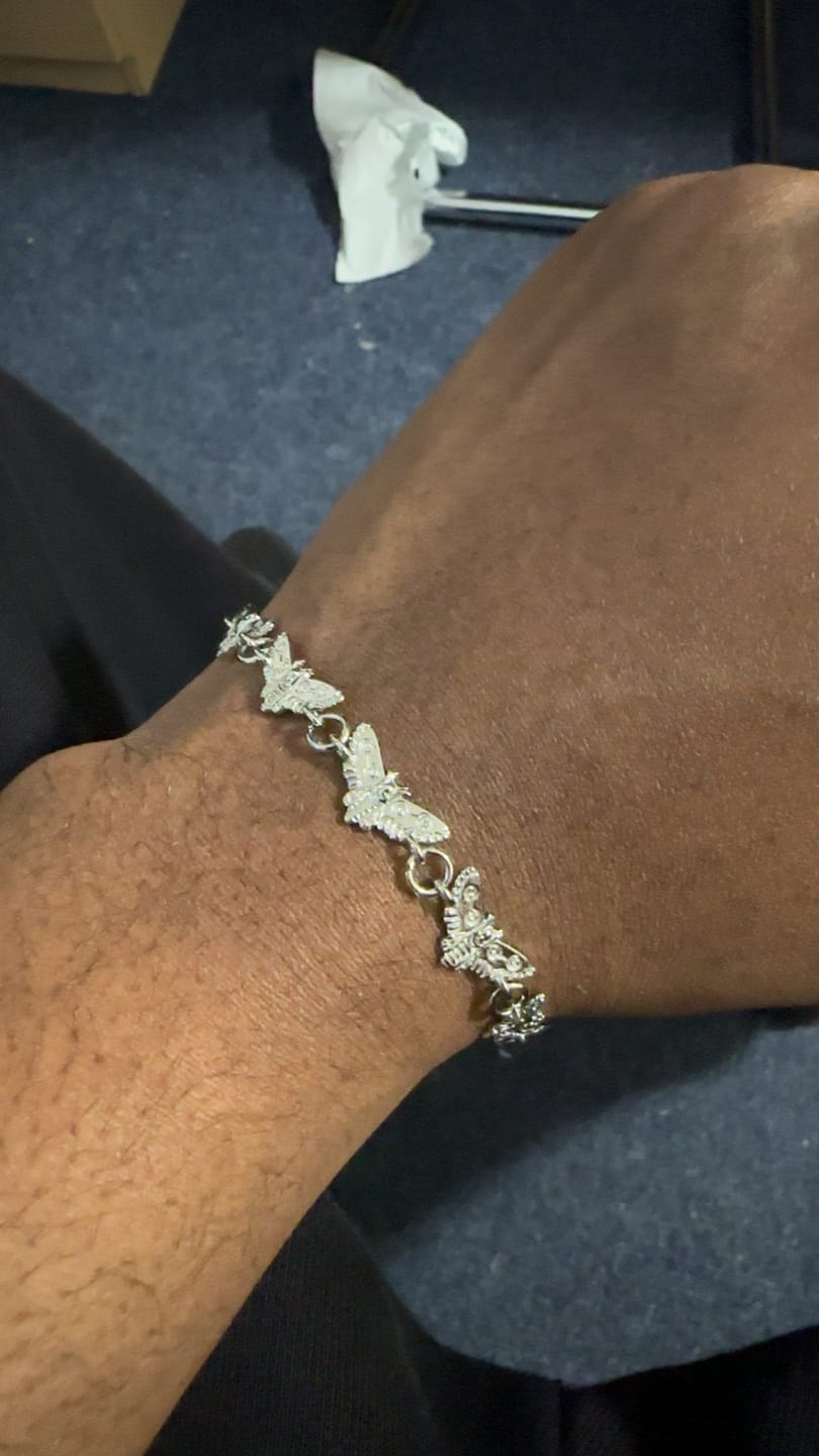Customer photo review of MOTH BRACELET
