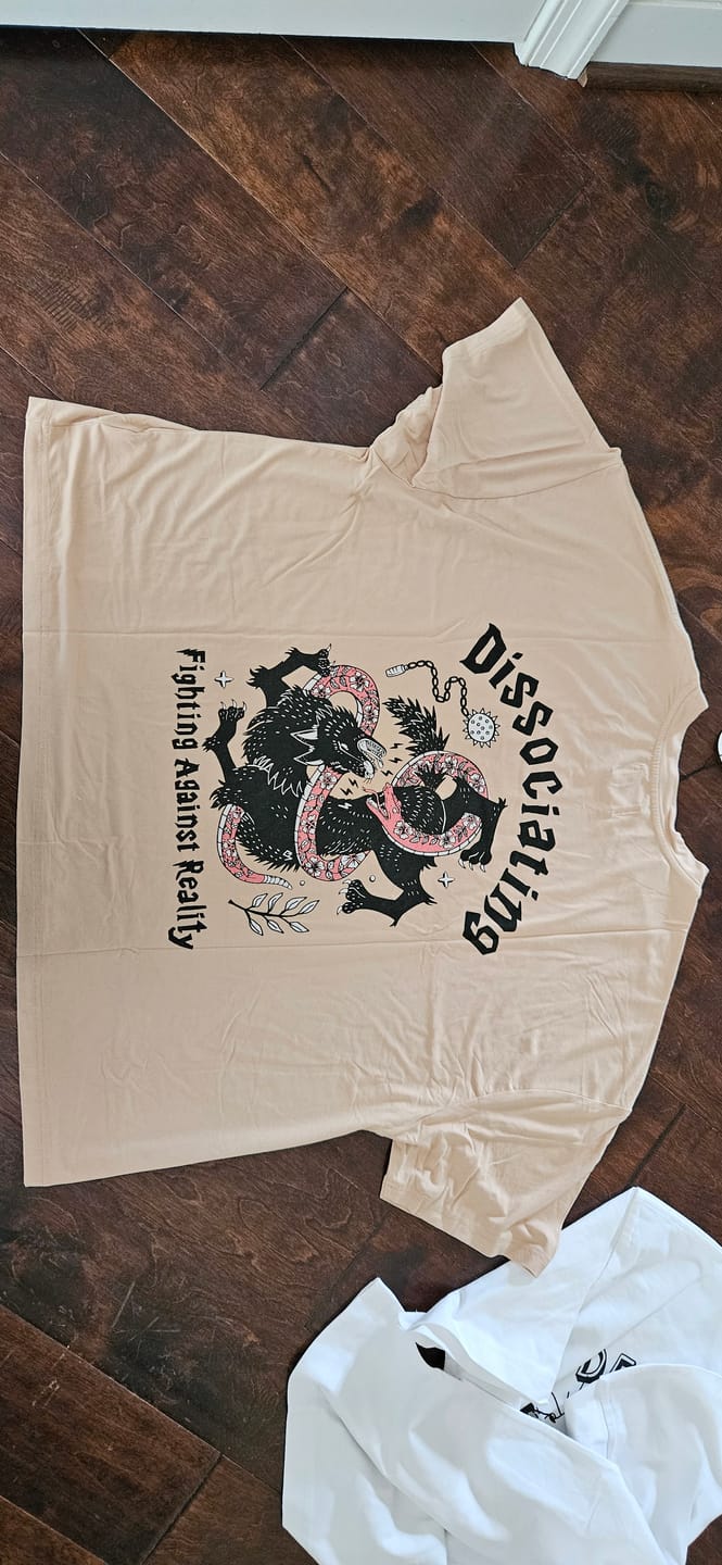 Customer photo review of Dissociating Modal T-Shirt