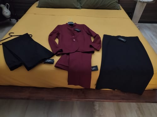 Customer photo review of GIACCA AGATA BORDEAUX