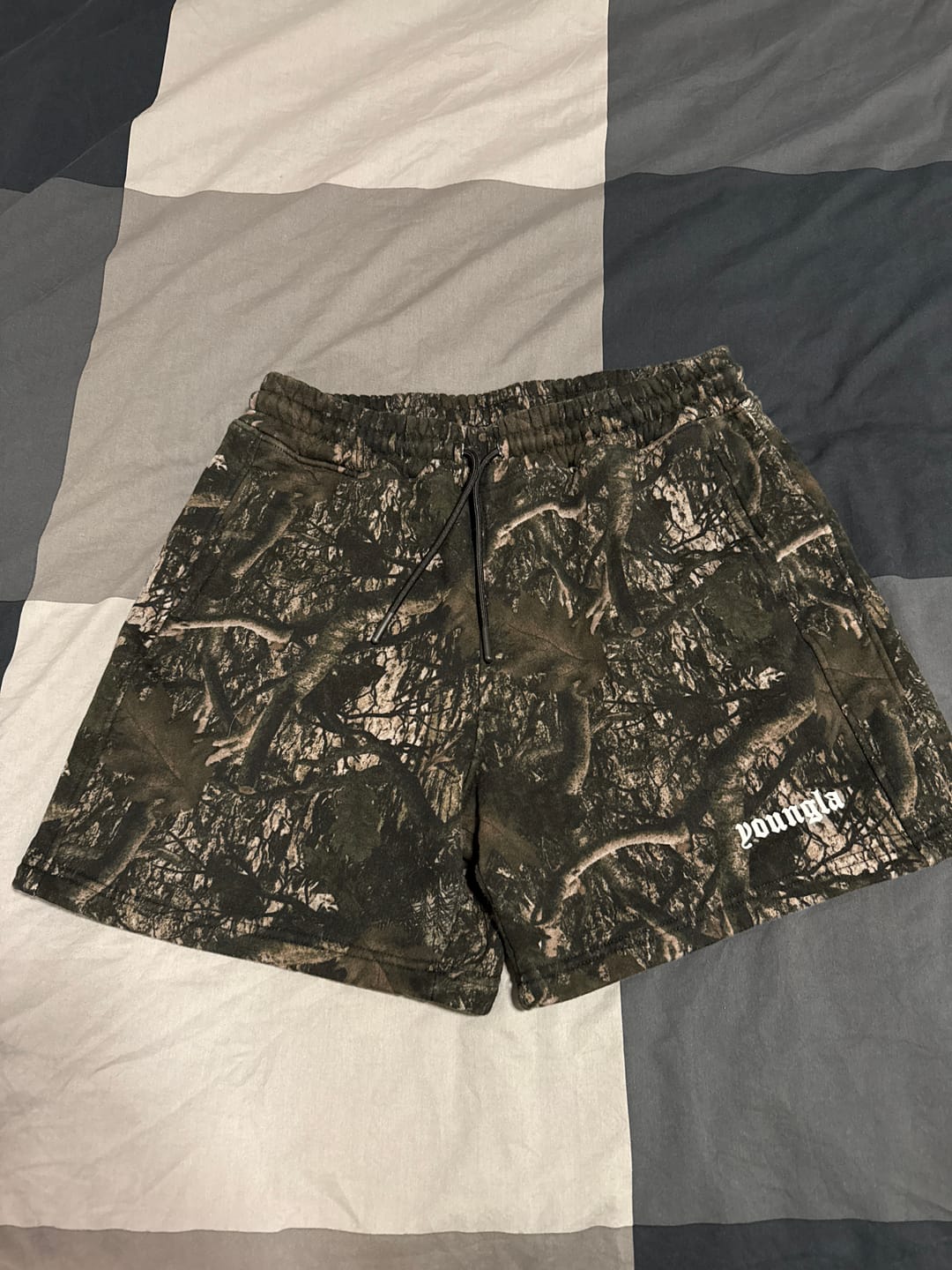 Customer photo review of 1118 - Tree Camo Cotton Shorts
