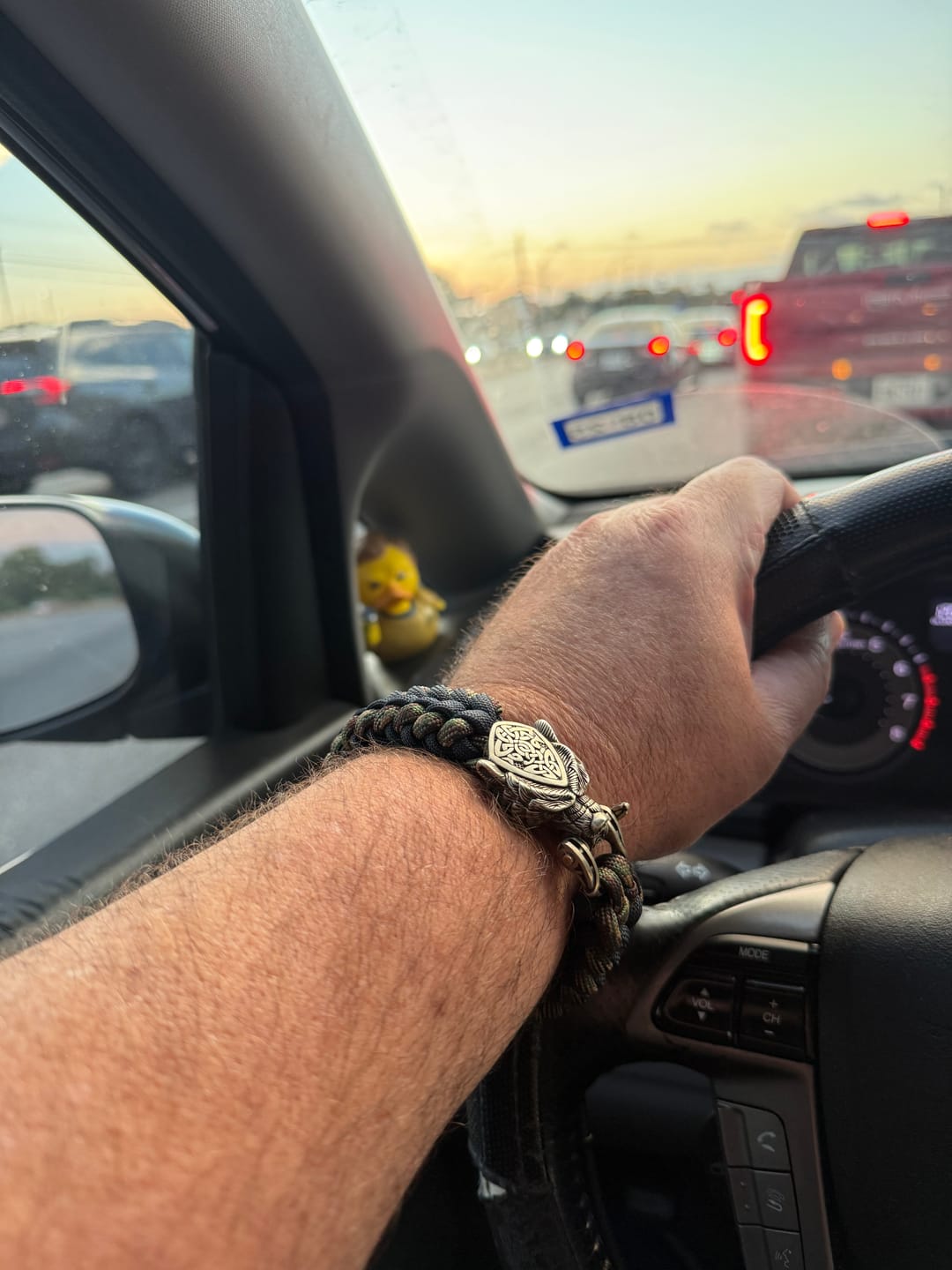 Customer photo review of Vikings Bear Paracord Bracelet