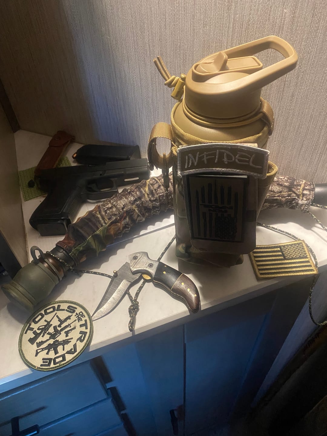 Customer photo review of 32oz Compact Battle Bottles