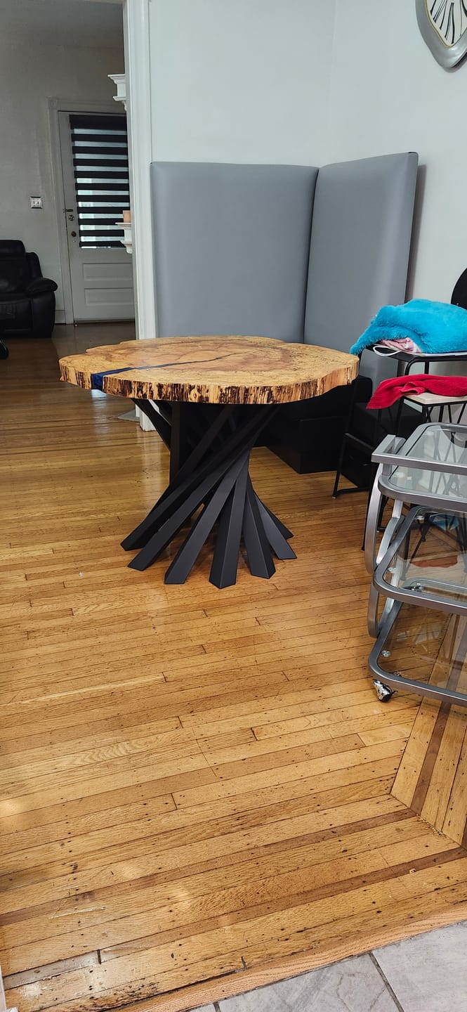 Customer photo review of Table Base 325 Filar 28H DIY Metal Furniture