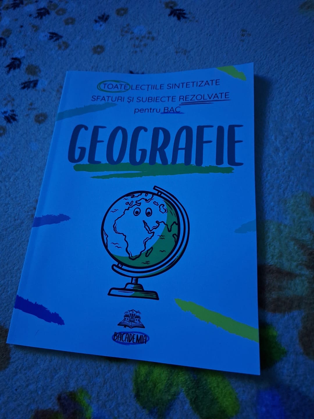 Customer photo review of Carte Geografie Bacalaureat Bacademia