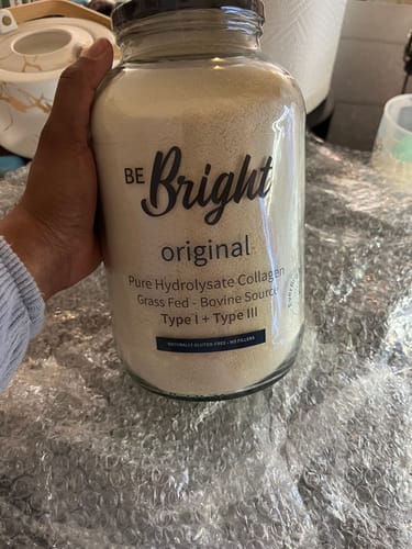Customer photo review of Be Bright Original Pure Collagen Powder 700g