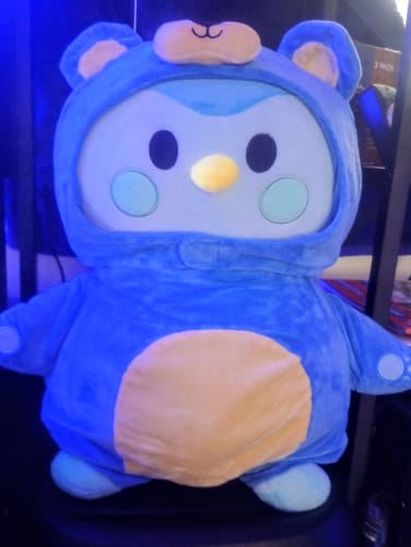 Customer photo review of Blue Plushie: Where Soft Self-Care Begins