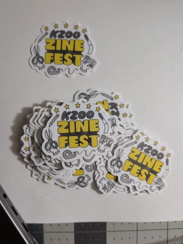 Customer photo review of 200 - 2" Custom Vinyl Stickers