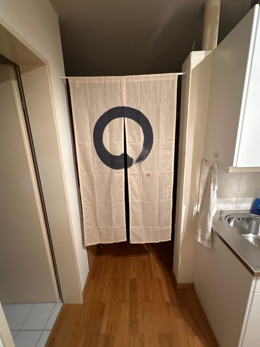 Customer photo review of Japanische Vorhänge Noren - Zen