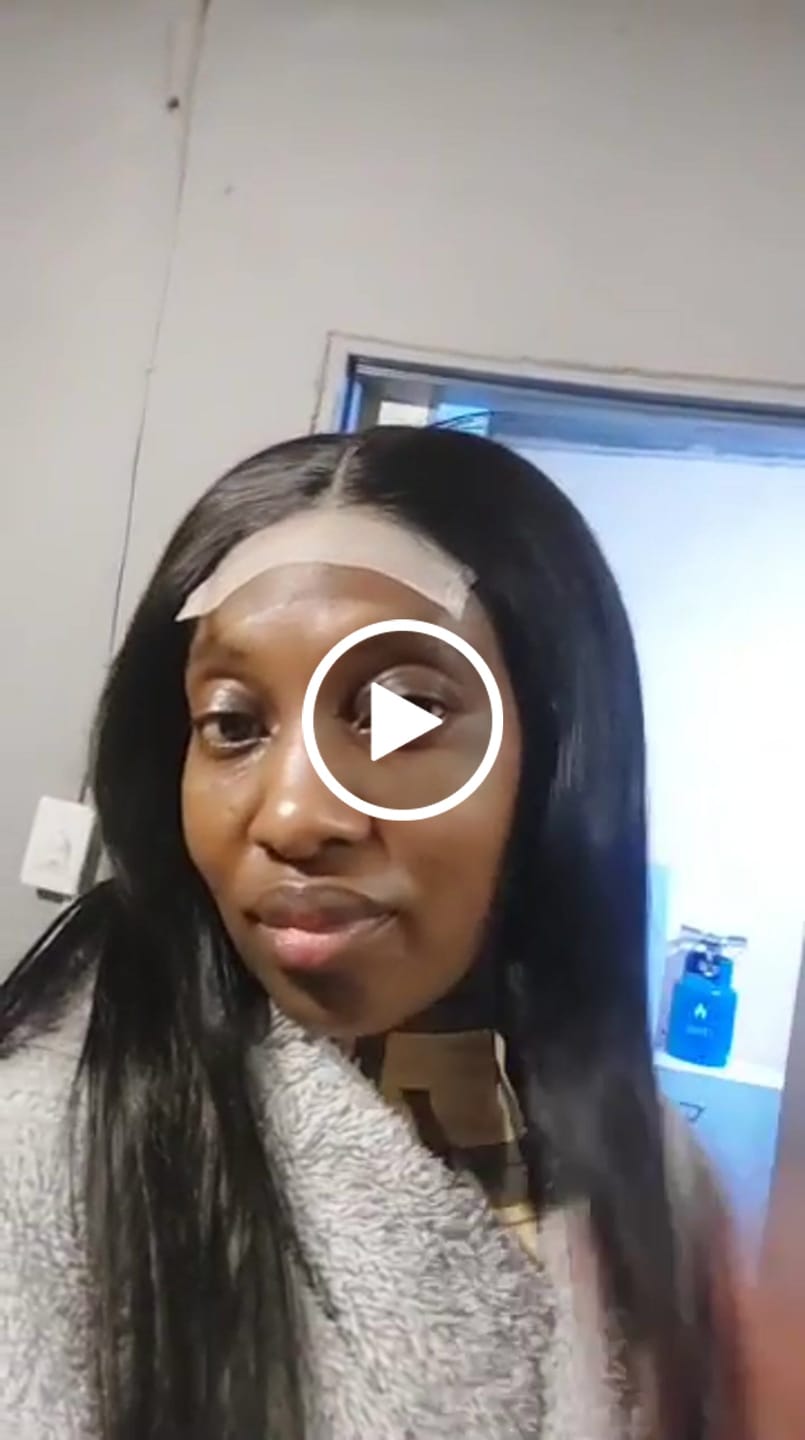 Customer video review of Brazilian 4x4 Lace Wig - Straight
