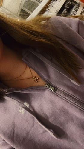 Customer photo review of Niyah Bead Gold Chain Necklace