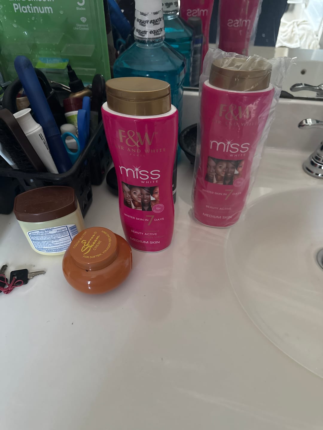 Customer photo review of Fair and White Miss White Body Lightening Lotion 7 days 500ml