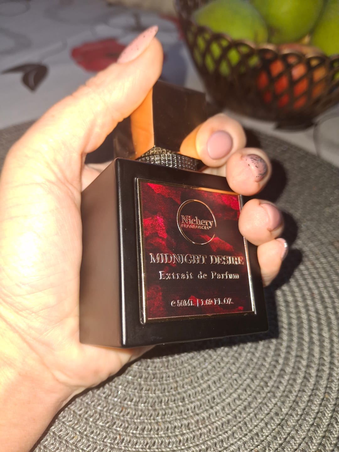 Customer photo review of Nichery Midnight Desire Extrait de Parfum - Unisex 50ml