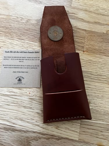 Customer photo review of Slimmad plånbok i äkta läder