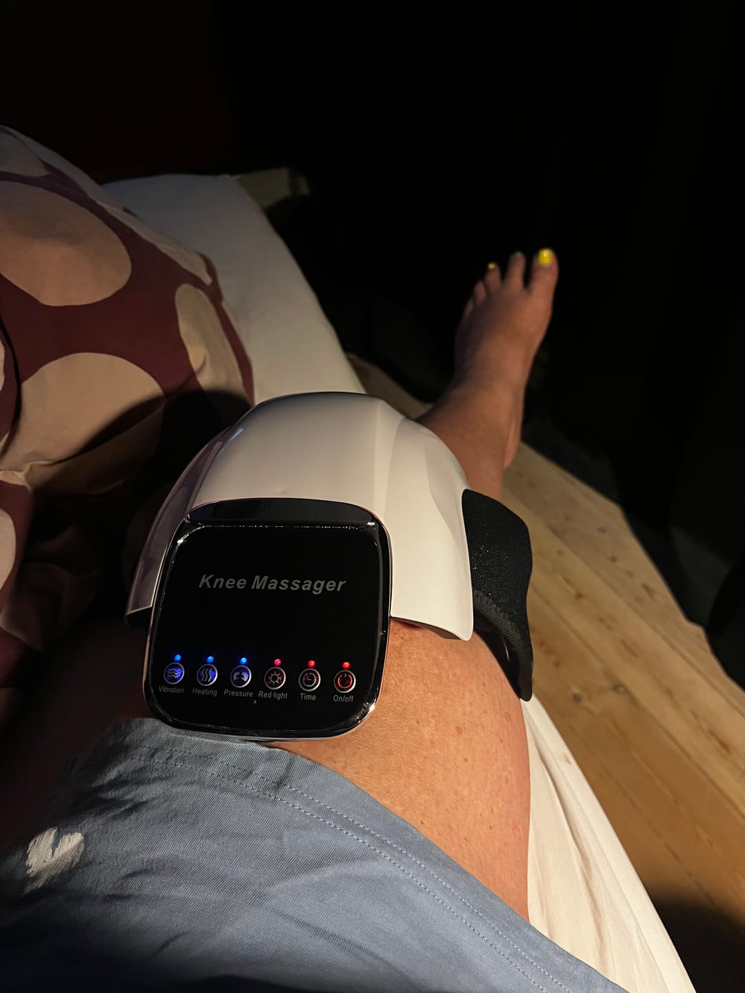 Customer photo review of ComfortKnee™ Massageapparat til knæ - Lindrer smerter og øger blodcirkulationen