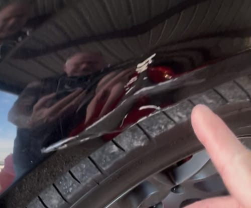 Customer photo review of Ford Black Ebony UD-6877 / UA-6373 | OEMatch Spray Can