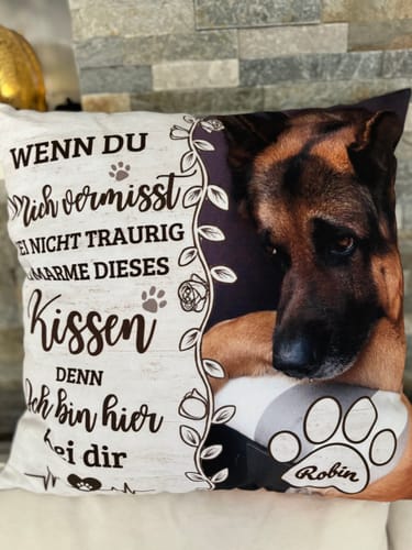 Customer photo review of Seelentröster - Individuelles Kissen