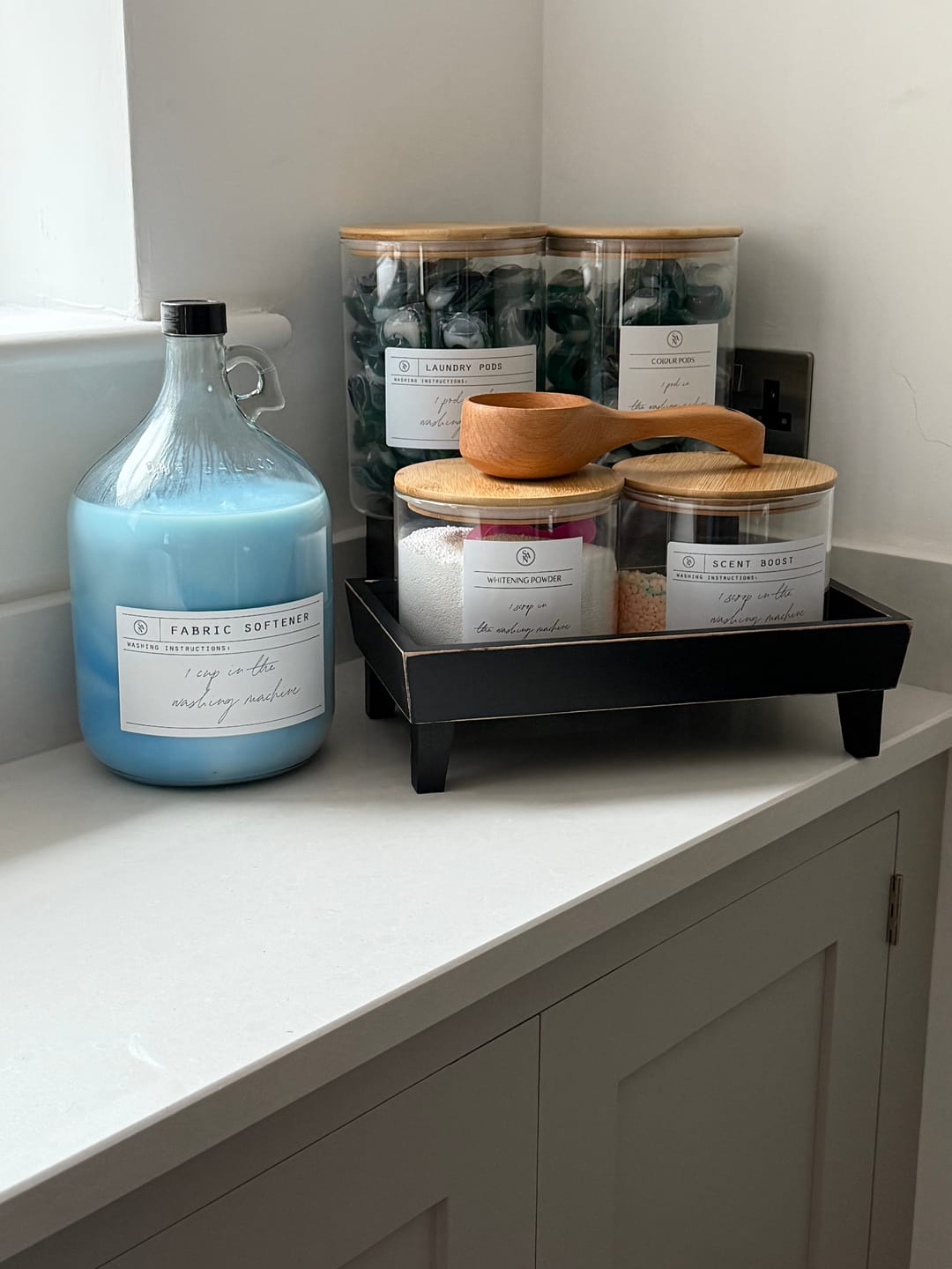 Customer photo review of Laundry Storage Containers 2.0L, 3.2L - So At Nature