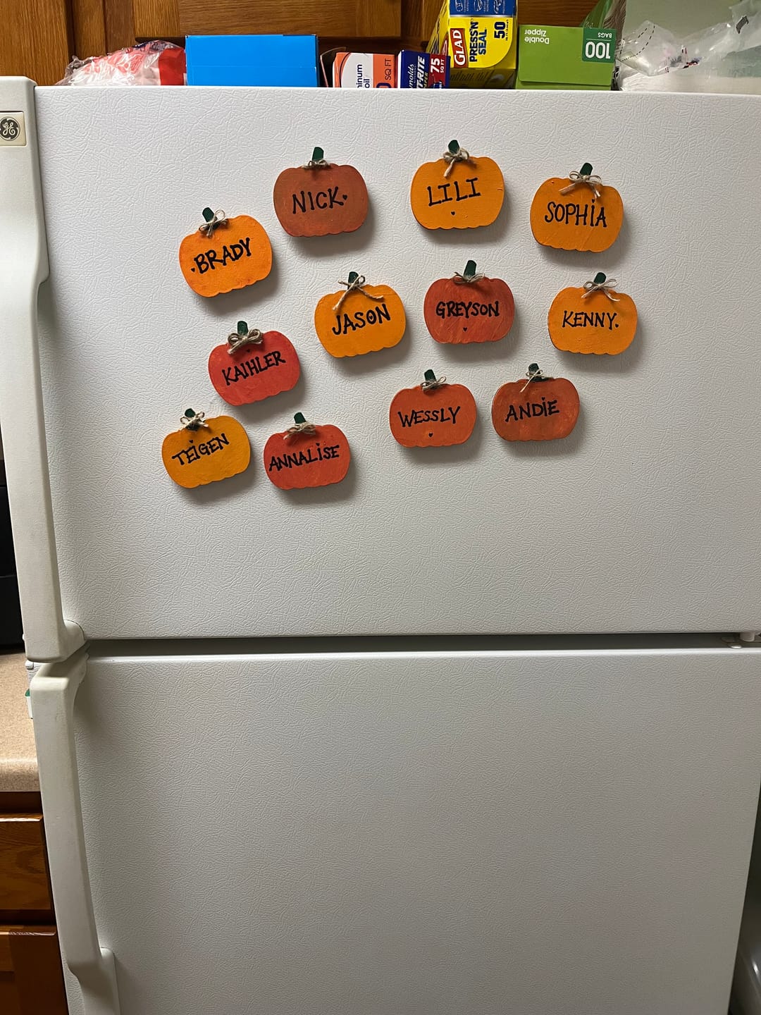 Customer photo review of Unfinished Wood Pumpkin Silhouette - Craft- up to 46" DIY
