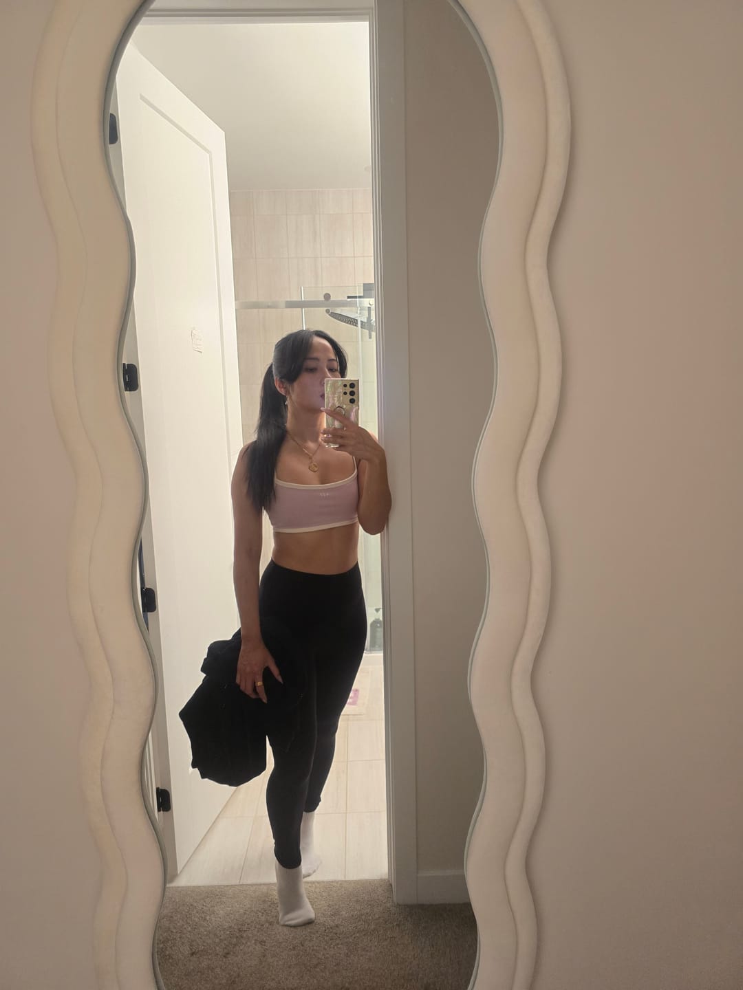 Customer photo review of The Essentials Legging / Navy
