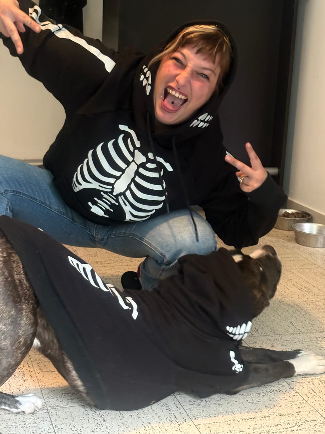 Customer photo review of Halloween Human Hoodies (Limited Edition)