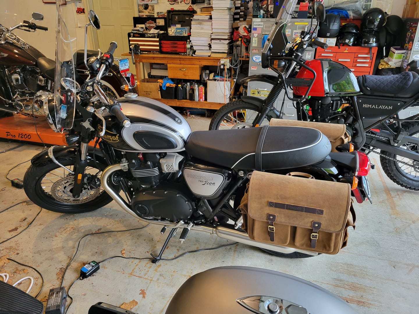 Customer photo review of expedition saddlebag